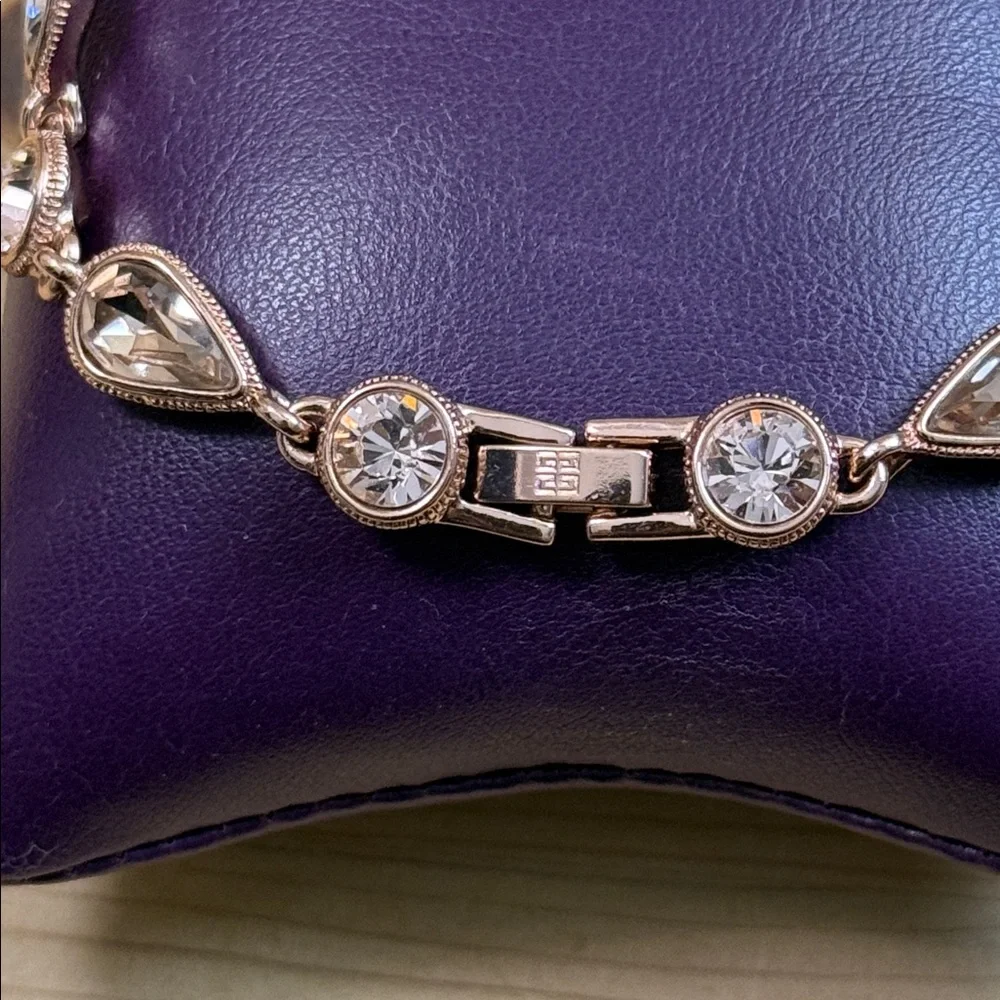 Givenchy Rose Gold Bracelet with Clear Crystals - Picture 3 of 4